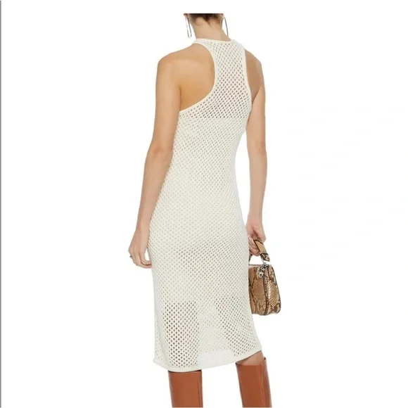 Current Elliott The Blitzed Dress - cream cover up crochet - Picture 3 of 9